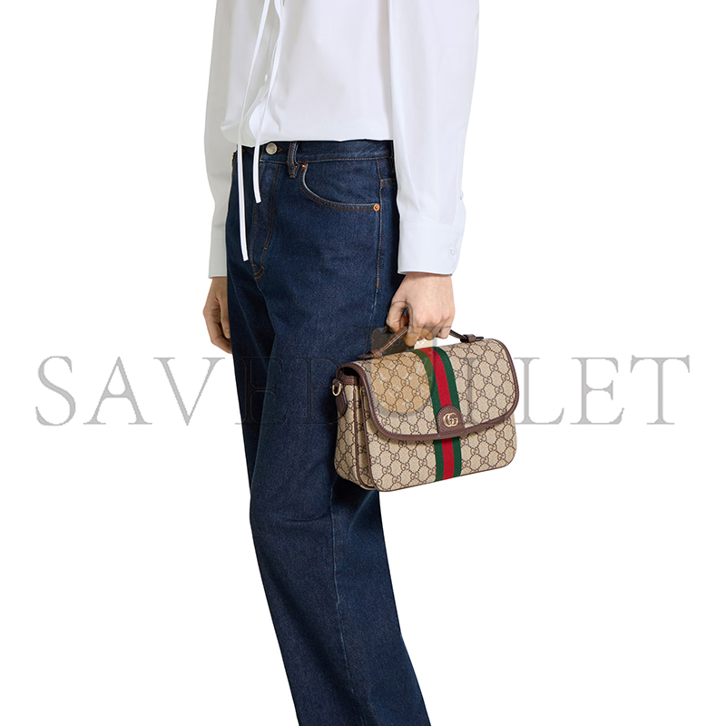 G*u*i ophidia medium top handle bag 836842 (24*17.5*11.5cm)